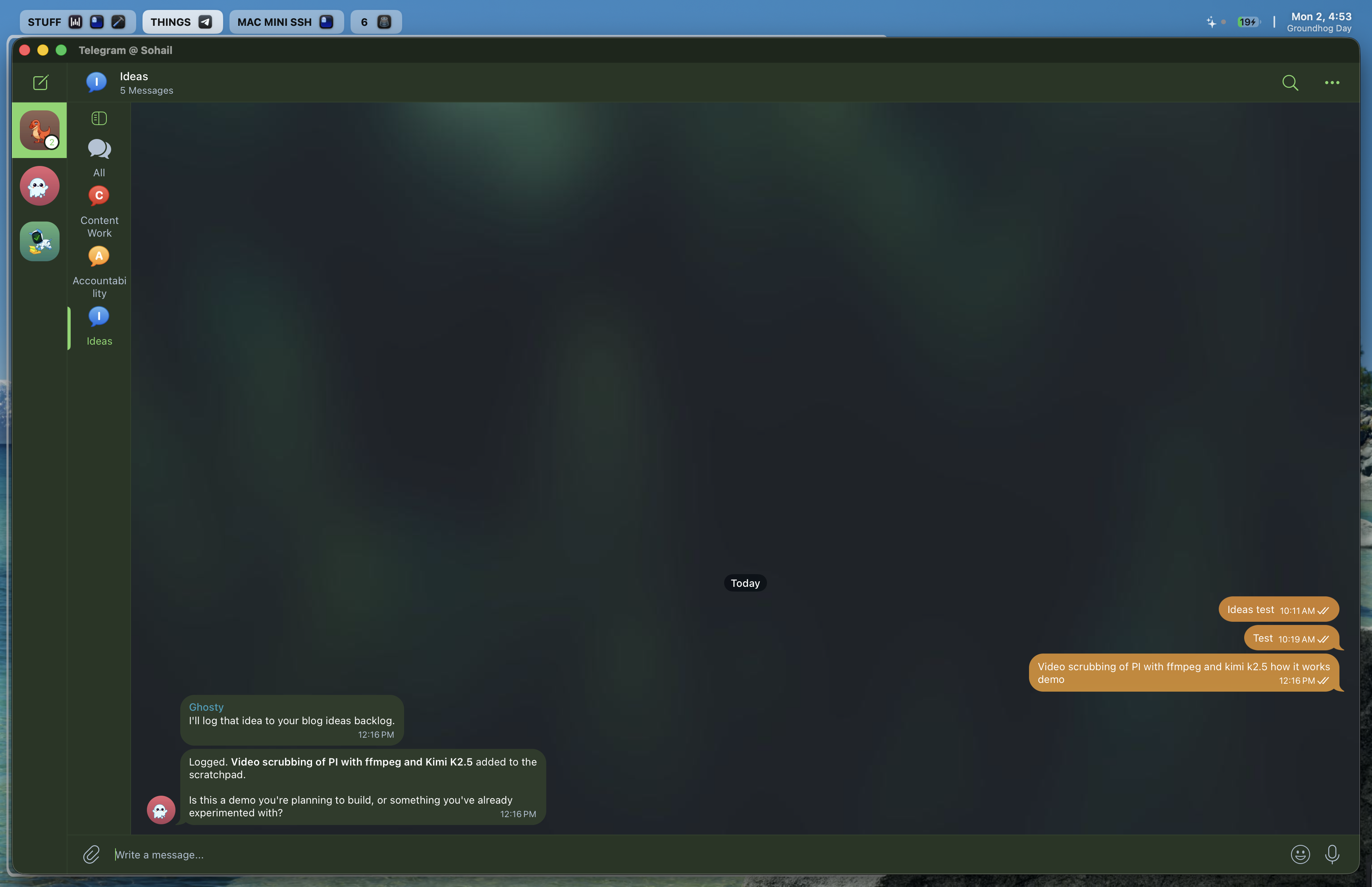 Content Work topic during article extraction